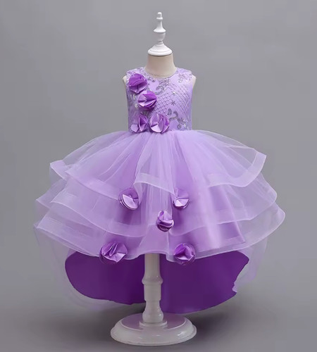 Flower girls tulle dress - girls,