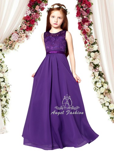 Chiffon junior flower girl - uk,