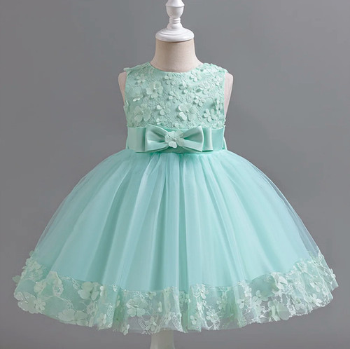 Girls party dress flower - party,