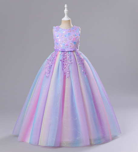 New dress party princess girl - new,