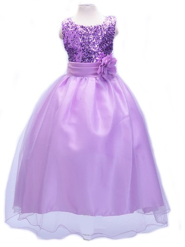Girls sequined flower - sequined, wedding